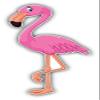 888 Graphics Cartoon Flamingo Golf Hat Clip with Magnetic Ball Marker view 2