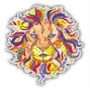 888 Graphics Cheerful Lion Head Golf Hat Clip with Magnetic Ball Marker view 2
