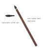 Obert 12pcs Pure Carbon Arrows 28 Inch with 4" Turkey Feathers & Replaceable Arrow Tips Wood Grain Shaft for Recurve/Compound Bow (Spine400) view 2