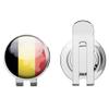 888 Graphics Belgium Glossy Map Flag Golf Hat Clip with Magnetic Ball Marker view 1