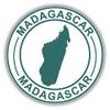 888 Graphics Madagascar Map Rubber Stamp Golf Hat Clip with Magnetic Ball Marker view 2