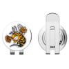 888 Graphics Bee Hornet Fighting Mascot Cartoon Golf Hat Clip with Magnetic Ball Marker