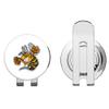 888 Graphics Bee Hornet Fighting Mascot Cartoon Golf Hat Clip with Magnetic Ball Marker view 2