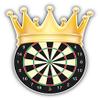 888 Graphics Dart Board Golden Crown Golf Hat Clip with Magnetic Ball Marker view 2