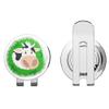 888 Graphics Cow Head Organic Food Golf Hat Clip with Magnetic Ball Marker view 1