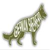 888 Graphics German Shepherd Breed Dog Silhouette Golf Hat Clip with Magnetic Ball Marker view 2
