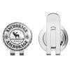 888 Graphics Anchorage City Alaska Grunge Travel Stamp Golf Hat Clip with Magnetic Ball Marker
