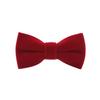 Mens Velvet Bow Tie Solid Color Formal Tuxedo Banquet Bowtie Pre-Tied Bow Tie view 1