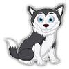 888 Graphics Funny Husky Dog Golf Hat Clip with Magnetic Ball Marker view 2