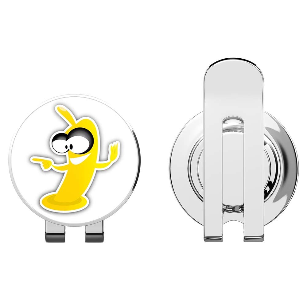 888 Graphics Condom Smile Cartoon Funny Golf Hat Clip with Magnetic Ball Marker