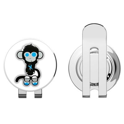 888 Graphics Monkey Animal Golf Hat Clip with Magnetic Ball Marker