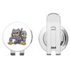 888 Graphics Cat Ninja Cartoon Golf Hat Clip with Magnetic Ball Marker view 1