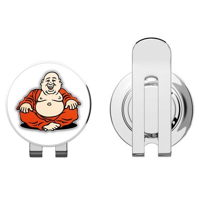 888 Graphics Buddha Cartoon Golf Hat Clip with Magnetic Ball Marker