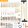 GLORYFIRE Elite Gun Cleaning Kit, Handgun Shotgun Pistol Universal Cleaning Kit with All Brass High-end Brushes, Jags, Reinforced and Lengthened Rods view 2