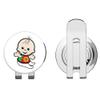 888 Graphics Baby Portugal Flag Golf Hat Clip with Magnetic Ball Marker view 1
