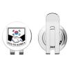888 Graphics South Korea Flag Handshake Golf Hat Clip with Magnetic Ball Marker view 1