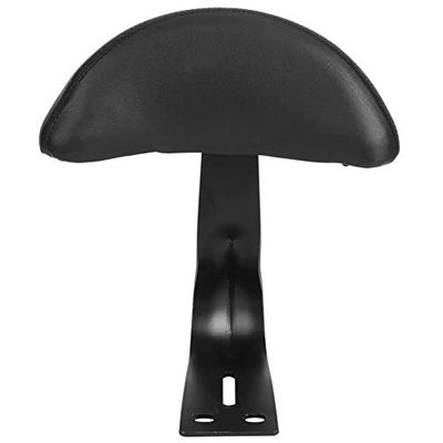 VGEBY1 Bike Backrest Cushion, Universal Compatible Electric Bicycle Motorcycle Backrest, High Grade PU & Stainless Steel, Black