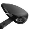 VGEBY1 Bike Backrest Cushion, Universal Compatible Electric Bicycle Motorcycle Backrest, High Grade PU & Stainless Steel, Black view 2