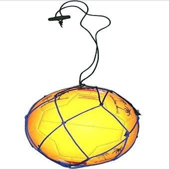 5 Soccer Ball Bungee Elastic Juggling Skill Training Net Handle (Blue)