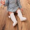American Trends Baby Knee High Socks Tube Long Stockings for Girls Boys Newborn Infants Toddlers Ruffled Uniform Socks Bow-Knot 3-12 Months view 2