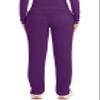 Cherokee Scrubs for Women Mid Rise Tapered Leg Drawstring Pant with 5 Pockets, Cargo Bottom with 2 Way Stretch Fabric Plus Size - WW105P, 2XL Petite, Eggplant view 3