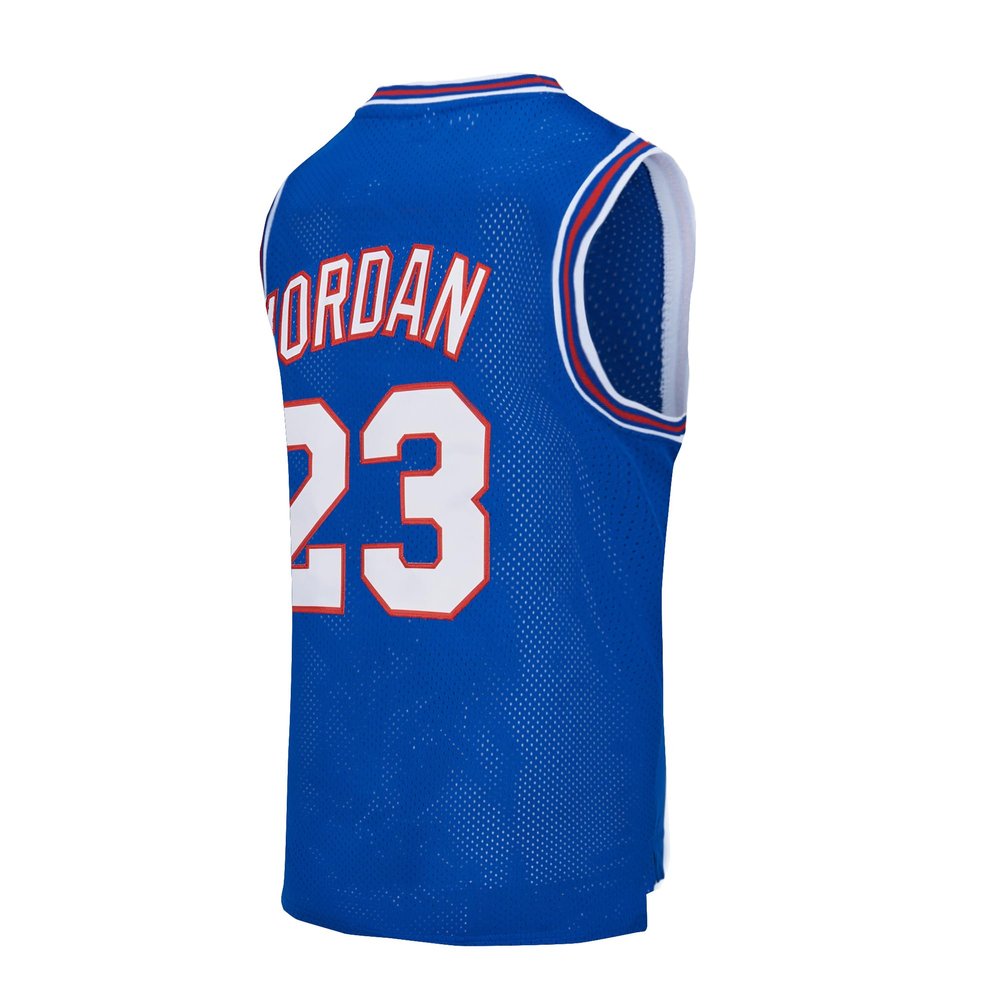 CAIYOO #23 Youth Basketball Jersey for Kids Fit Age 5-18 Boys Shirts (Blue, X-Large)
