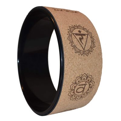 2nd Wind Health & Wellness Chakra Cork Yoga Wheel
