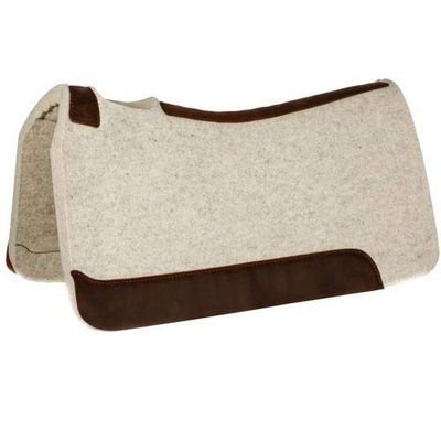 5 Star Equine "The Roper Full Skirt Western Saddle Pad Size 32x30 and 3/4" Thickness Natural Color