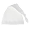 My Lello Long Knotted Tail Cotton Beanie Hat Baby (0-6mo) - White view 1