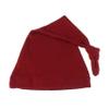 My Lello Long Knotted Tail Cotton Beanie Hat Baby (0-6mo) - Deep Red view 1
