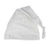 My Lello Long Knotted Tail Cotton Beanie Hat Baby (0-6mo) - Light Heather Gray view 1