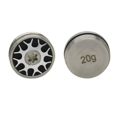 HISTAR 2Pcs Golf Putter Weights 20g Compatible with Odyssey Stroke Lab Series Putter Head (Black)