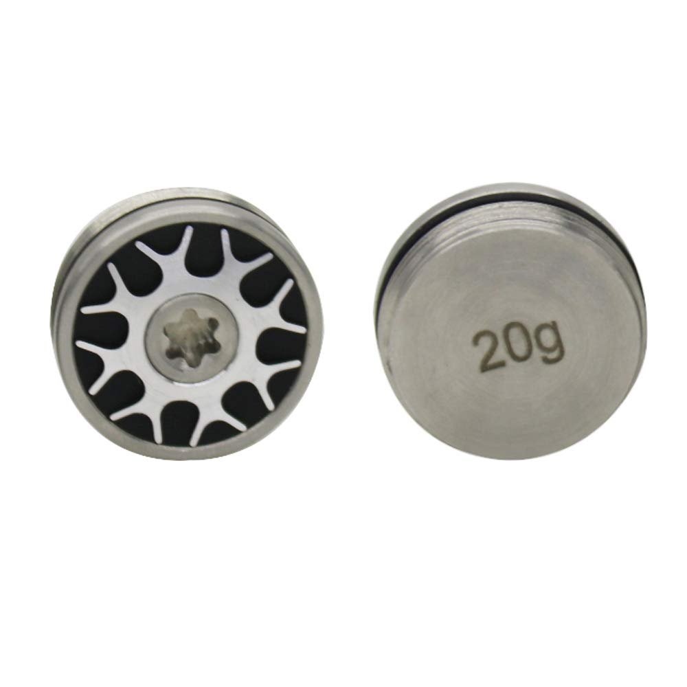 HISTAR 2Pcs Golf Putter Weights 20g Compatible with Odyssey Stroke Lab Series Putter Head (Black)