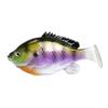 FishLab Soft Bio Gill Weedless Swimbait 4 5/8" 1 1/2oz Paddle Tail- Dark Bluegill view 1