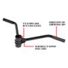 CAP Barbell PRO Straight T-Bar Row Attachment for 2-Inch Olympic Bar, Black view 4