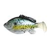 FishLab BGWS-4.5-BC Bio Gill Weedless Swimbait Sinking Black Crappie 4 5/8" 1 1/2 oz view 1