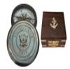 WORLDMART United States Navy Personalized Engraved Compass, Mens Gift, Groomsmen Gift, Wedding Gift, Hiking Gift, Corporate Gift, (Engraved Only Compass) view 1