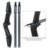 D&Q Archery Bow and Arrow Set for Adults Beginner Teenagers Youth, Takedown Recurve Bow 20lbs 30lbs 40lbs Left and Right Handed, Recurve Bow Set for Outdoor Target Practice (Black, 40lbs) view 2