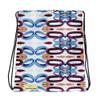 Drawstring bag backpack"Loop Holes" This is an original Karen's Art Wear view 2