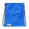 Drawstring bag backpack"Blue strike" This is an original Karen's Art Wear view 1