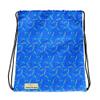 Drawstring bag backpack"Blue strike" This is an original Karen's Art Wear view 2