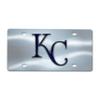 FANMATS 27557 MLB - Kansas City Royals 3D Stainless Steel Diecast License Plate view 1