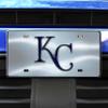 FANMATS 27557 MLB - Kansas City Royals 3D Stainless Steel Diecast License Plate view 2