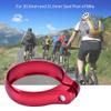 Bicycle Seat Post Clamp, Aluminium Quick-Release 34.9mm Seat Tube Clamp for 31.6mm, 30.8mm Seatpost (Red) view 4