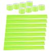 HEQUSigns 20 Pcs Reflector Snap Bands Fluorescent Slap Armbands Reflector Strips High Visibility Slap Safety Bands for Children Adults Boys and Girls When Cycling Running Jogging view 1