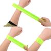 HEQUSigns 20 Pcs Reflector Snap Bands Fluorescent Slap Armbands Reflector Strips High Visibility Slap Safety Bands for Children Adults Boys and Girls When Cycling Running Jogging view 3