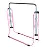 Kids Jungle Children Monkey Bar Gymnastics Athletic Expandable Kip Balance Bars Junior Training Play Gym Pink with 2' x 6' Gymnastic Mat view 4