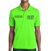 Custom Polo Shirt for Men Personalized Embroidered Short Sleeve Polo Golf Shirt Add Your Text Name Neon Green view 1