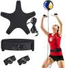 TOBWOLF Volleyball Training Equipment Aid, Elastic Self-Training Volleyball Resistance Band with Adjustable Waist Belt & Ball Pouch & Hand Strap for Practicing Serving, Spiking, Arm Swing Passing view 1