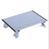 iClimb Ultralight Compact Mini Beach Picnic Folding Alu. Table with Carry Bag, Two Size (Silver - S) view 1